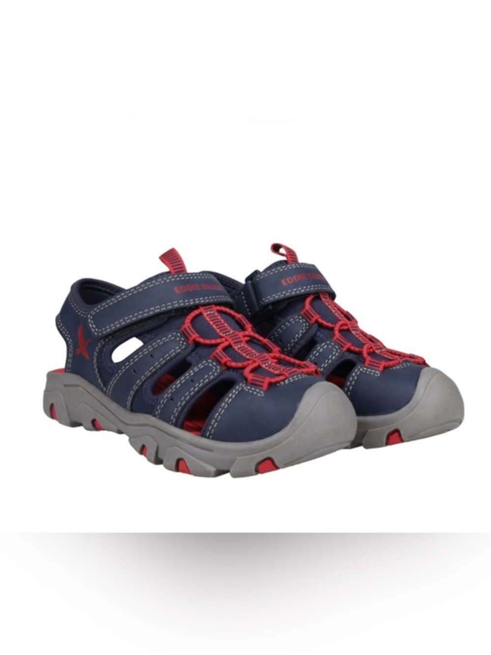 Eddie Bauer Kids Navy & Red Outdoor Sandal - Size 1